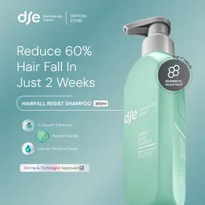 DSE Dermascalp Expert Hairfall Resist Shampoo 300 ml | Rambut Anti Rontok | Perawatan Rambut Harian | Hair Care Expert