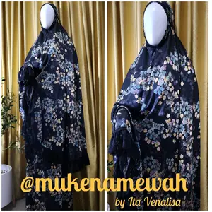 MUKENAMEWAH / MUKENA SUTRA RENDA PREMIUM  / MUKENA FATIMAH / MUKENA MEWAH Mukenah Lebaran Cantik Motif Dewasa Muslim