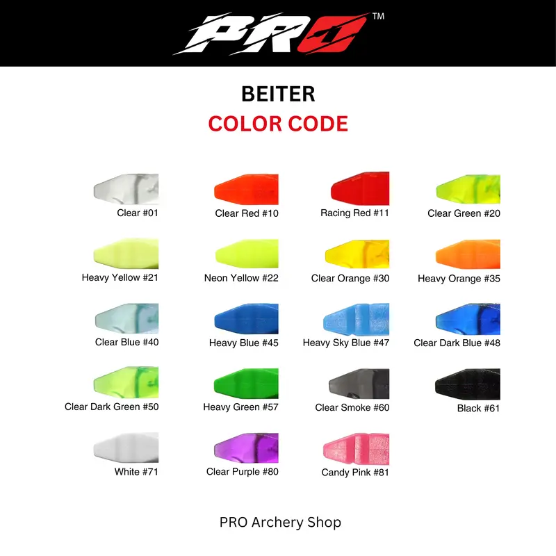 BEITER IN OUT NOCK ASYMMETRIC X10 - NOCK RECURVE PANAHAN - NOK BEITER ANAK PANAH BUSUR - ARROW X10 1