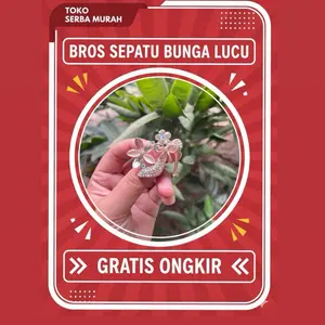 Bros Model Sepatu Bunga Mutiara Lucu Unik