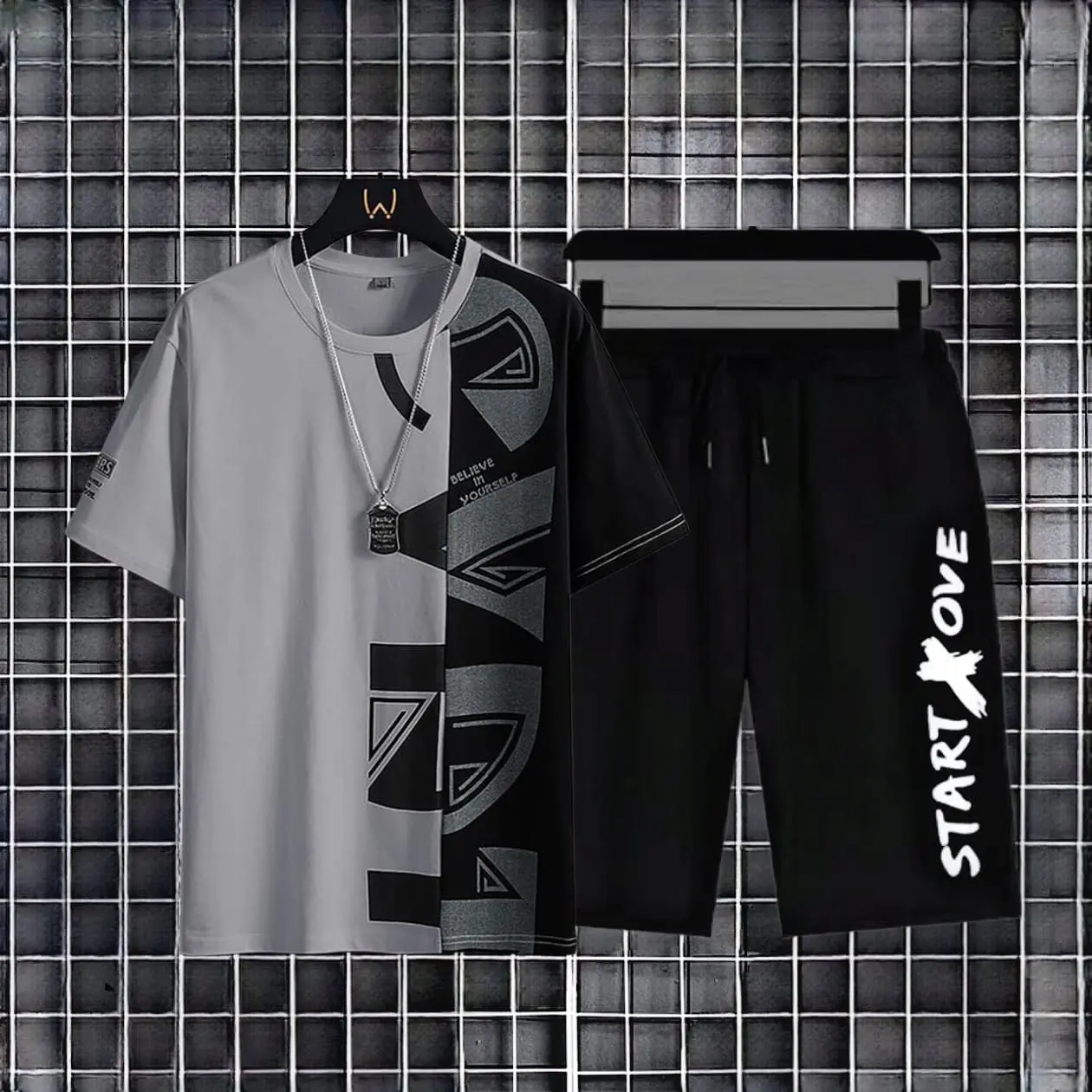 SETELAN OVERALL PRIA ONESET STELAN OVERSIZED COWOK JUMBO SET PRIA TERLARIS T-SHIRT DAN CELANA CARGO SET CAFU PRIA MOTIF SABLON LABAIshop