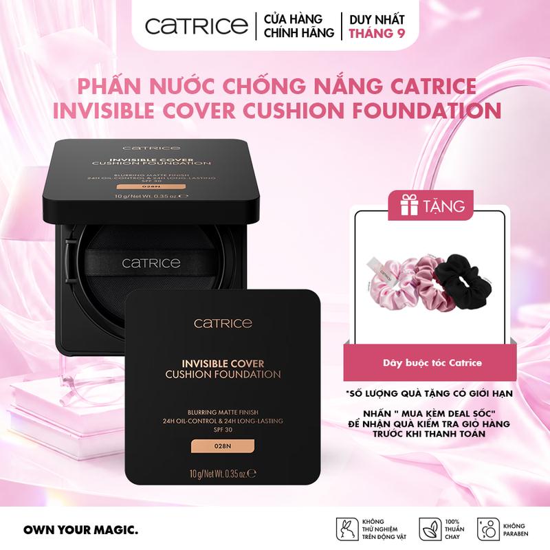 Phấn nước Catrice Invisible Cover Cushion Foundation giữ nền bền lì 24h dành…