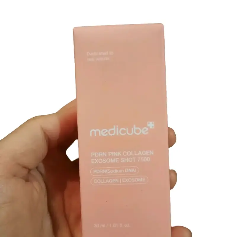 PDRN Pink Collagen Exosome Shot Ampoule 7500 1pcs(beli1 dapat 5pcs pdrn daily serum) 1
