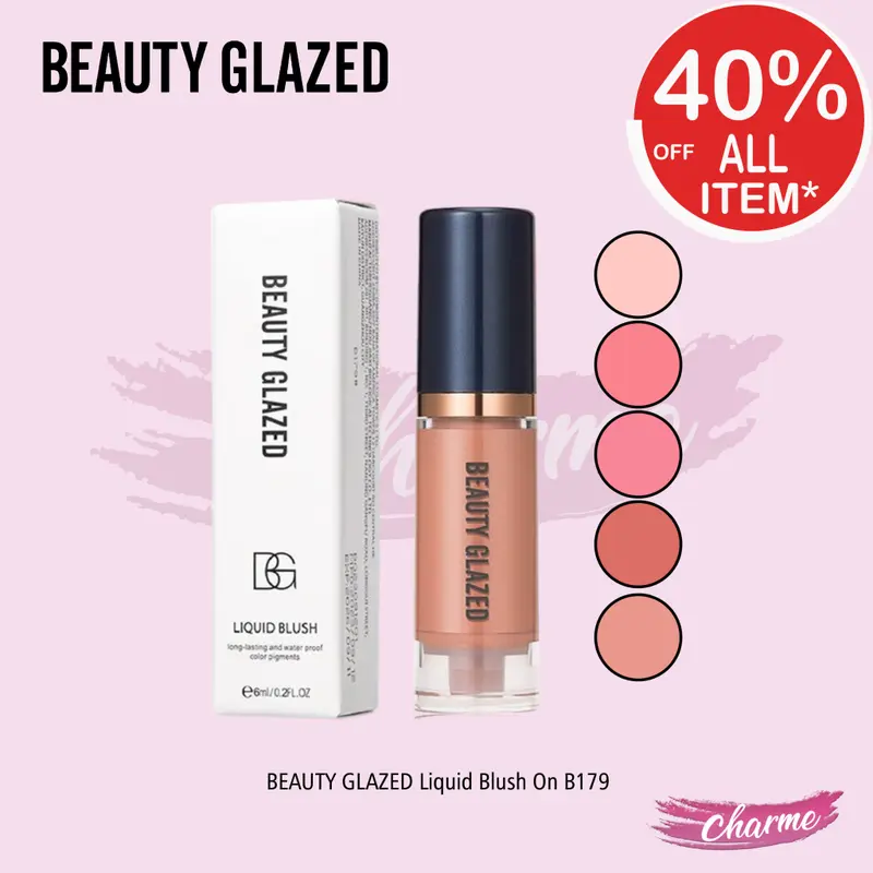 (READY & ORI) BEAUTY GLAZED Liquid Blush On B179 0