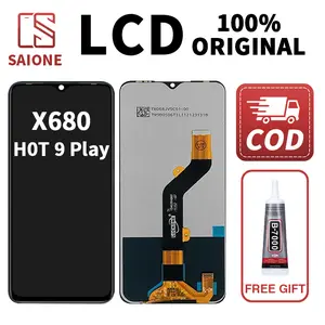 【ORIGINAL 100%】LCD INFIN1X X680 / HOT 9 PLAY / SMART-4plus / (X680B) (X680F) (X680D) FULL SET TOUCHSCREEN LAYAR HD ORIGINAL 100%