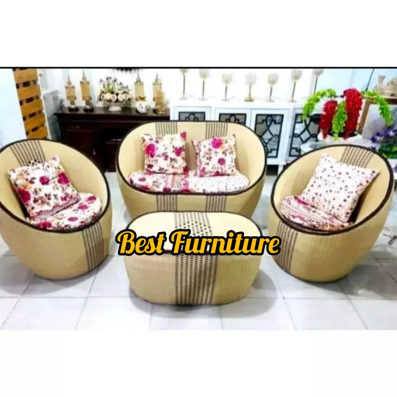 Set Kursi Sofa Korsi Bangku Duduk Meja Teras Malas Santai Empuk Anyaman Rotan Sintetis Gentong Putri Untuk Teras 1 set Modern Mewah Ruang Tamu Rooftop Original Minimalis 5