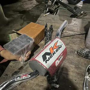 Stang Motor Universal Offroad & Onroad 80cm x 5cm x 2.6mm Busa 3D Cover Karet Model SE & MODEL BULAT Bonus Stiker KLX150 CRF WR CB150 Cocok untuk Semua Motor