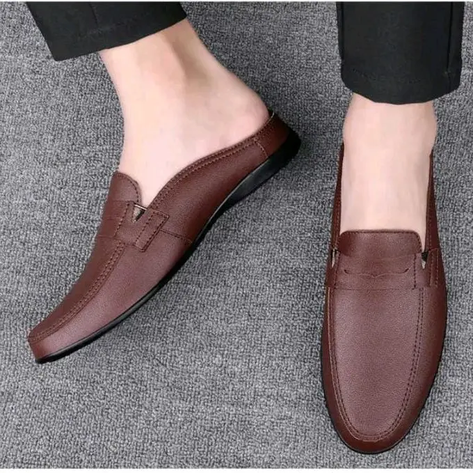 sepatu pria slip on slop sepatu pria bustong