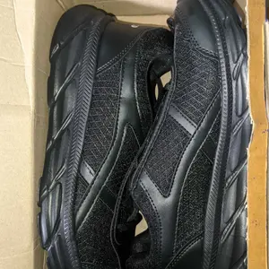 Sepatu Running Full Black Vashco Zenix dengan Upper Knitting dan Insole Eva Foam Olahraga Outdoor sepaturunning murah