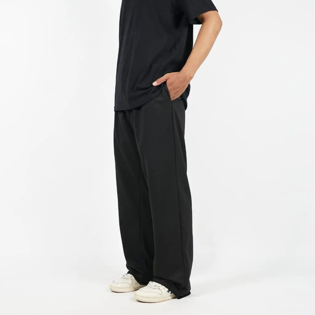 Dailyoutfits Celana Wideleg Trousers Unisex Baby Terry Premium Quality