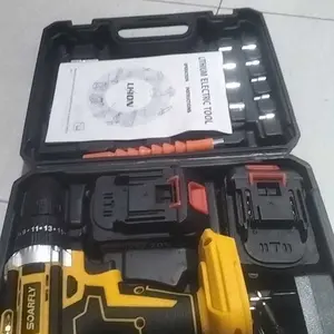 【Gajian sale & 8.8】SOARFLY 20V Mesin Bor Baterai lithium Cordless Drill lmpact Electric BatteryScrewdriver Wall 3 Mode Screwdriver Hammer DrillBits torsi
