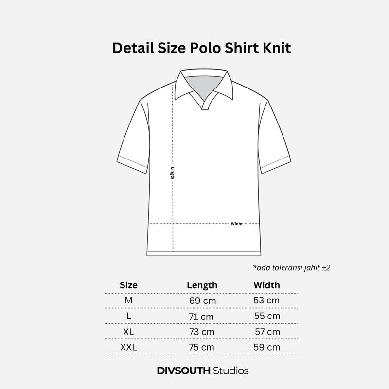 Product Introduction of DIVSOUTH Harvey Polo Shirt Knit Pria - Kaos Polo Kerah Premium - Baju Polo Knit lengan pendek 0