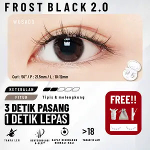 (FROST BLACK) WOSADO 2.0 Bulumata Magnetic Bulumata Natural Look Eyelash Extention