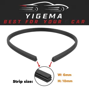 YIGEMA Refil Karet Wiper Belakang Universal Custome Untuk Semua Jenis Mobil Ukuran 450mm Fleksibel Dapat Dipotong Sesuai Kebutuhan Motorcycle Windshield