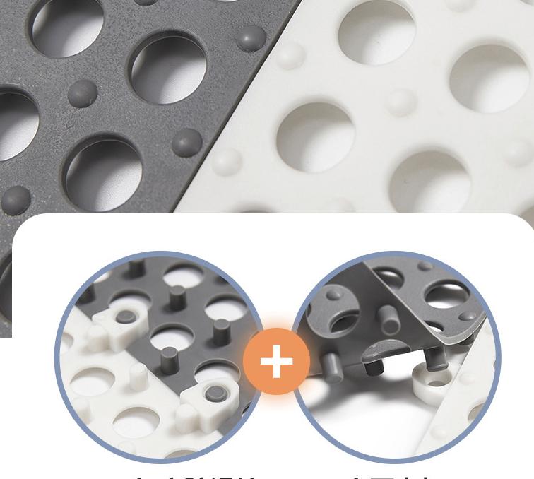 Product Introduction of Bathroom Anti-Slip Mat / Toilet / Anti-Slip Mat / Floor Mat / Bathroom Rubber Floor Tiles with Drain Holes Anti-slip Anti-slip Floor 26