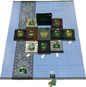 Bhs cosmo gold PRB black and white series new kain dingan istimewa