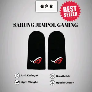 ROG SEPASANG SARUNG JEMPOL GAMING PREMIUM ANTI KERINGAT BISA COD Accessories Joystick Gamepad
