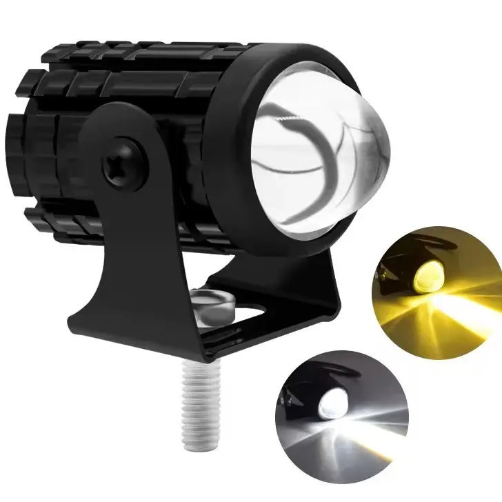 TERMURAH lampu tembak laser 2 warna High low putih kuning waterproof / lampu led motor/ lampu sorot laser mini