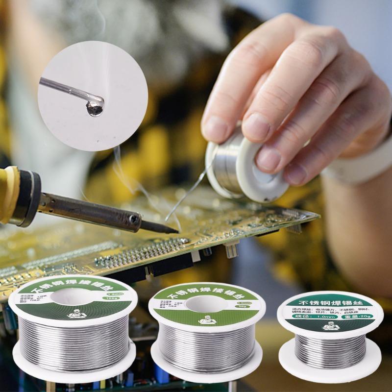 Dây hàn nhiệt độ thấp, 100g, mới, vật liệu thép không gỉ, đồng, Niken, kẽm, nhôm và sắt, dây hàn dùng một lần, que hàn 6