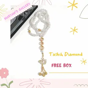 Diskon Tasbih Diamond 8 Mm 99 Butir Free Box Bludru