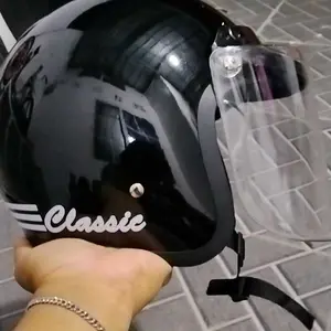 HELM BOGO CLASSIC atau dinamic  KACA DATAR, CEMBUNG, PET Motorcycle