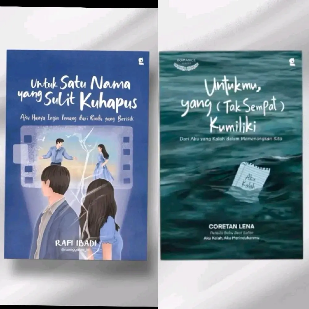 Paket 2 Novel Untukmu yg Tak Sempat Kumiliki Untuk satu nama best seller terbaru