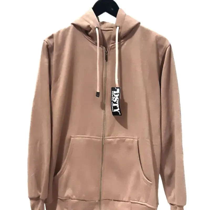 Jaket hoodie pria ziper polos big size XXXL 3