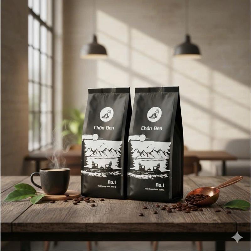 COMBO 1KG CÀ PHÊ HƯƠNG CHỒN ĐEN