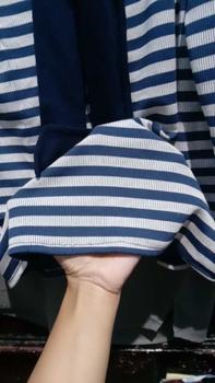 Product Review of JN- Chika Blouse Stripe Atasan  Panjang Wanita Knit Casual Baju Knitted Knitwear Crop Top Outer Cardigan Oversize kemeja  hadeed Motif Kardigan Garis Basic from K**o 0