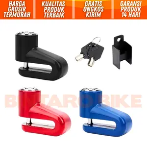 Gembok Cakram Sepeda Motor Skuter Disk Brake Lock Motor Kunci Rem Sepeda Lipat MTB Roadbike DLL