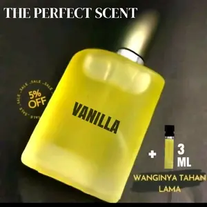 Beli 1 Dapat 1 tester Parfum Vanilla Kesukaan Wanita Tahan Lama 35ml+3ml