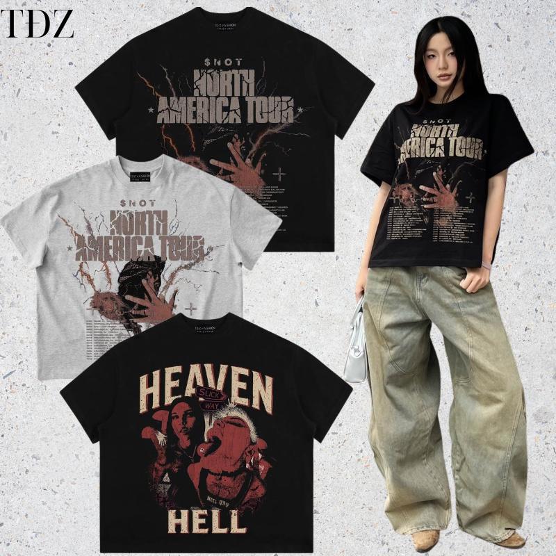 Áo Thun Nam Nữ NORTH AMERICA TOUR Form Big Boxy Cotton 100% 250gsm - Local Brand TĐZ 2026