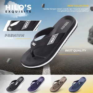 Sandal Jepit Pria Dewasa merk HILO'S bahan Karet EVA PREMIUM, Anti Air dan Anti Slip