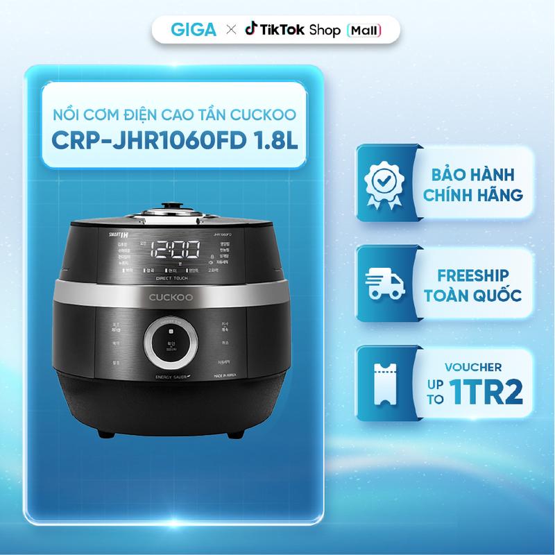 Nồi cơm điện cao tần Cuckoo CRP-JHR1060FD 1.8L - BH 24 tháng Nồi Nấu Cơm Cooker Nấu Ăn