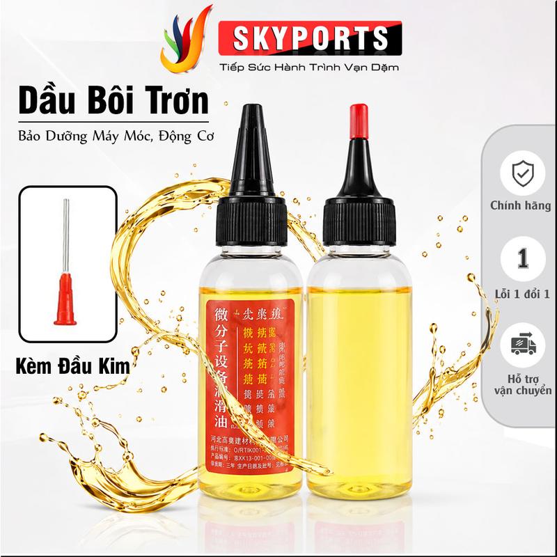 Dầu bôi trơn đa năng thích hợp cho các bộ phận cơ khí, xe đạp, động cơ, bản lề chống rỉ sét & bụi bẩn