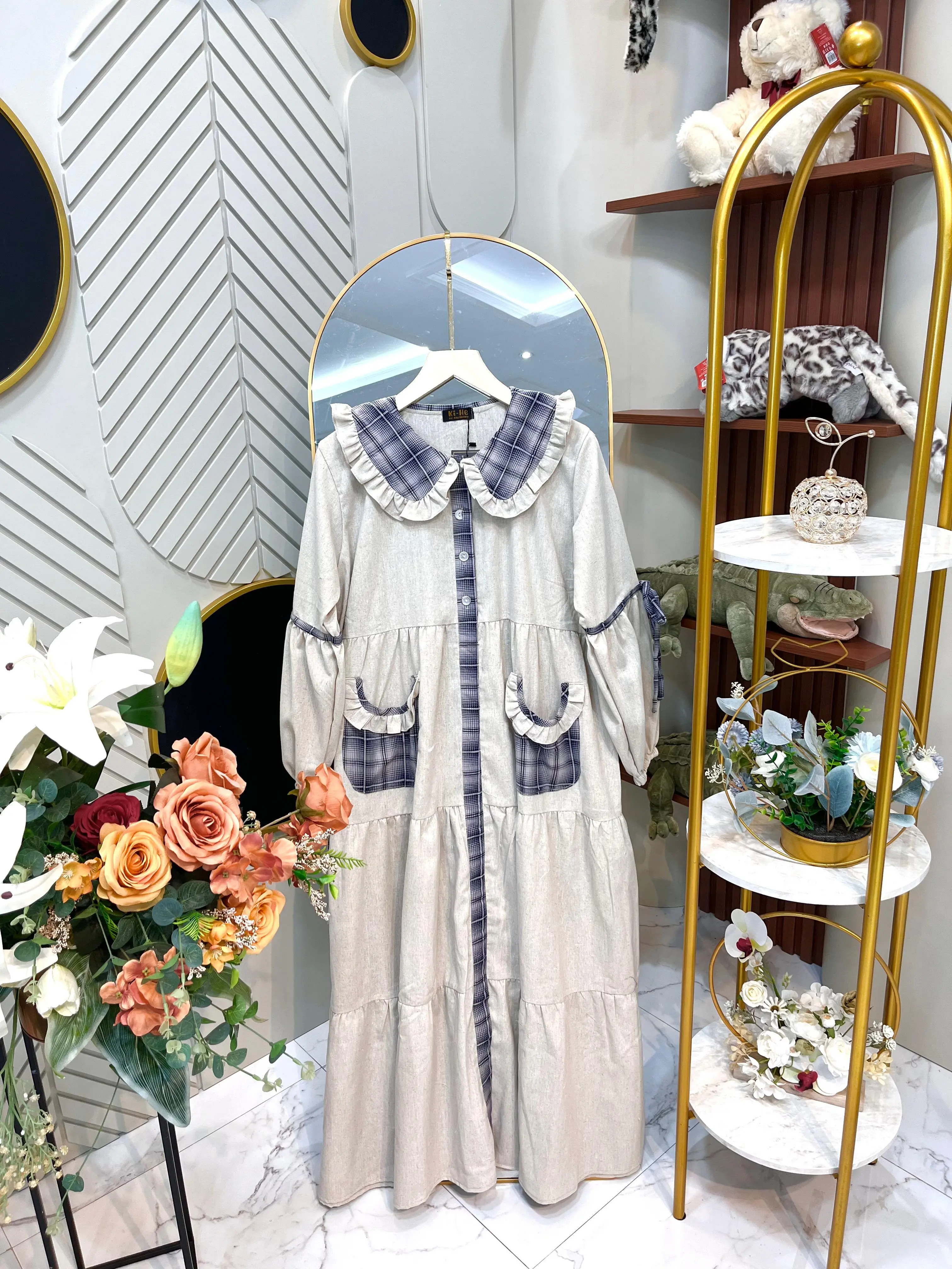 angelia gamis wanita dewasa A01