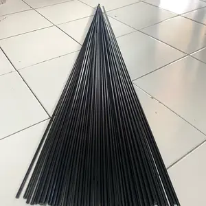 Blank Carbon Sutet Hitam 6-7mm 75-210cm high quality
