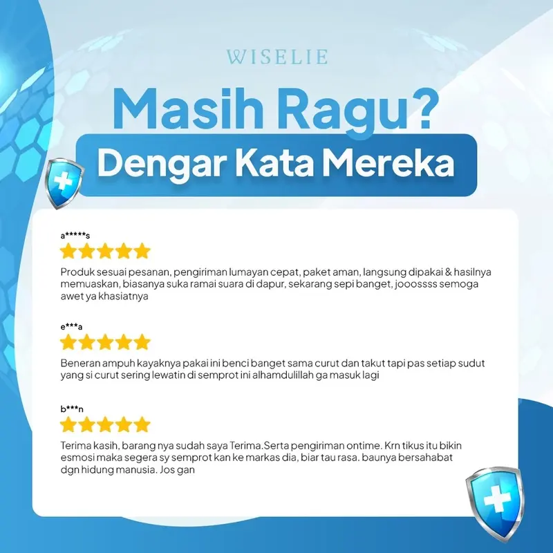 Aromatic Spray Anti Tikus Wiselie Semprotan Pengusir Tikus Alami Obat Pengusir Anti Tikus Ampuh dengan Formula Aromatic Spray Melindungi Rumah dari Tikus Cairan 6