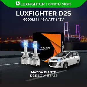 LUXFIGHTER D-SERIES D2S LAMPU MOBIL LED MAZDA BIANTE SOCKET D2S LOWBEAM PNP PENGGANTI HID