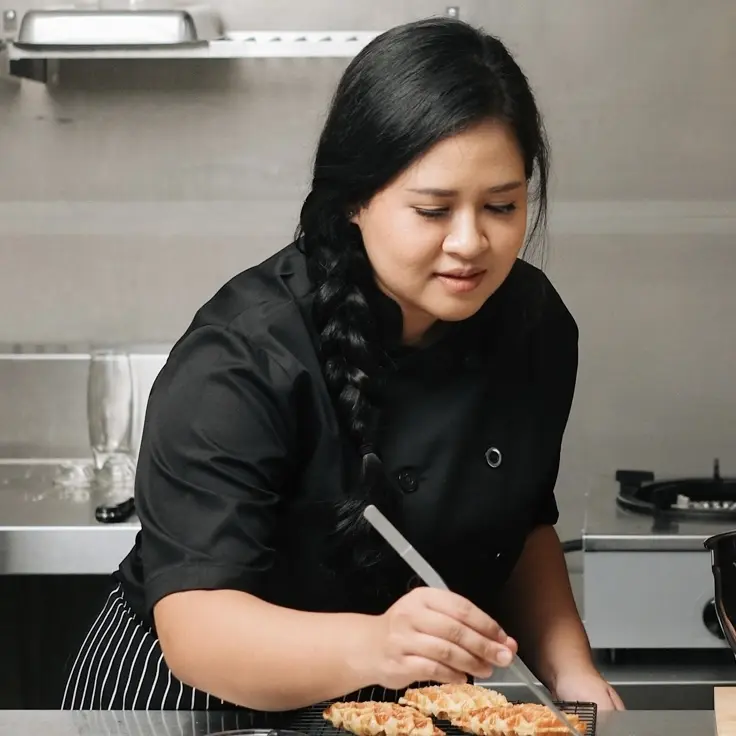 Simple Series Short Sleeve Chef Jacket - Black