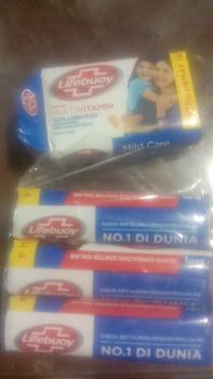 Product Review of 60 GR 4 PCS LIFEBUOY SABUN BATANG. BENDED 3PACK[12 PCS] from j**i 0