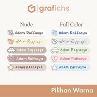 Gambar [90 pcs] Stiker Nama Alat Tulis Sekolah GISS21-25 by Grafichs - GISS21, Nude dari Grafichs Kab. Bogor 3 Tokopedia
