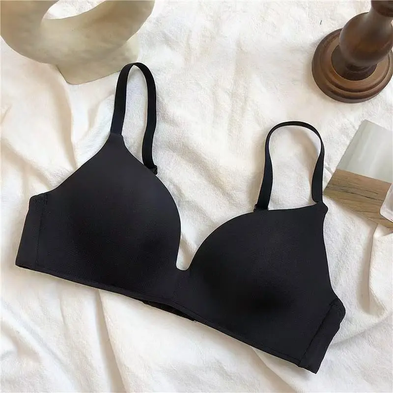 BRA TIDAK ADA KAWAT  SEAMLESS PUSH UP SIZE 32-38 TERDAPAT 3 KAIT WARNA RANDOM PAKAIAN DALAM WANITA 03 Busa Tipis Nyaman 6