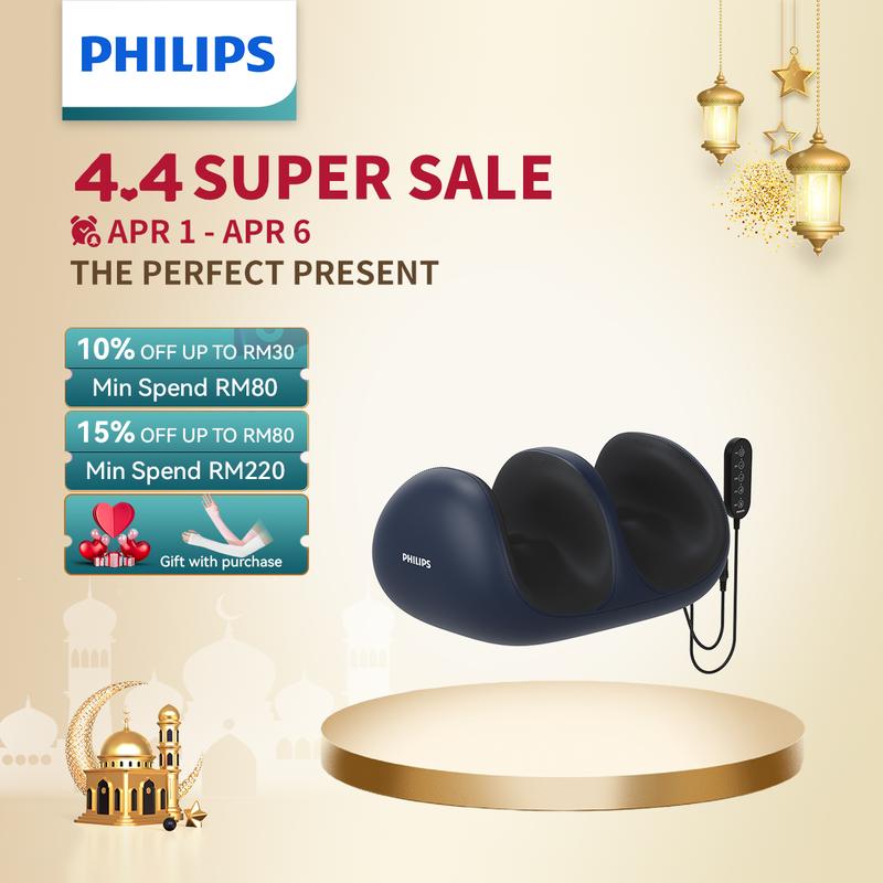 Philips foot detox machine footmassage Foot Leg 2-in-1 Massager ...