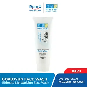 Hada Labo Gokujyun Ultimate Moisturizing Face Wash 100 ml - Sabun Pembersih Wajah