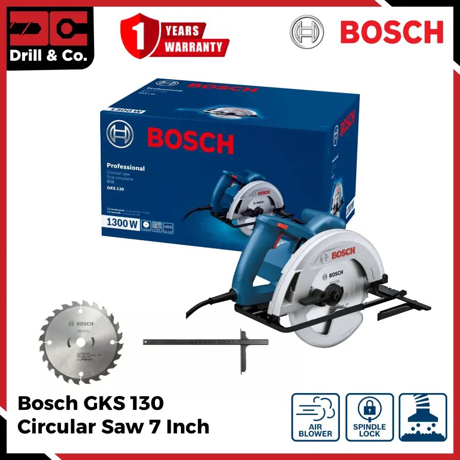Bosch GKS 130 Mesin Gergaji Circular Saw / Mesin Gergaji Sirkel 7"