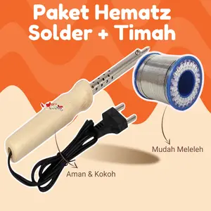 SOLDER Paket Timah / PEMANAS TEMBAGA / Soldering Iron