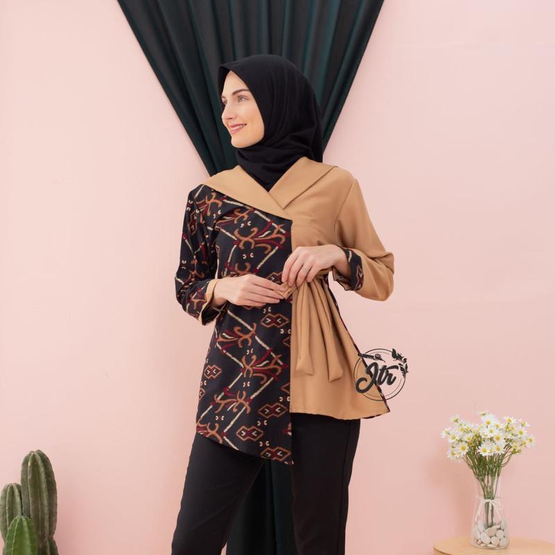 Batik Wanita Modern Baju Batik wanita Atasan Wanita Batik 5