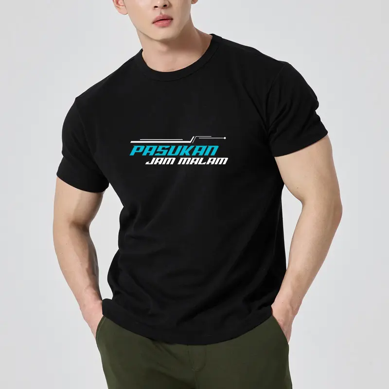 KAOS PRIA PASUKAN JAM MALAM LAKI-LAKI ATASAN MURAH DISTRO GAMBAR SABLON KEREN GRATIS ONGKIR CASUAL CREW NECK | SIMPLE, DINAMIS, DAN MEMBERIKAN KESAN  KASUAL