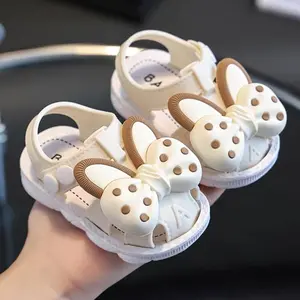 PROMO 4.4 IMPORT OkayBaby B400 Sandal Flat Pita Anak Perempuan Lucu Lembut Fashion Sepatu Sendal Bayi Anak Cewek Bahan Karet Anti Slip Anti Licin Umur 2-5 tahun Casual Terbaru